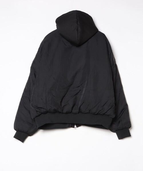 2AM(ツーエイエム)の「INTODUSK / DOUBLE BOMBER(MA-1・メンズ・ブラック・X-LARGE)」の5枚目の写真
