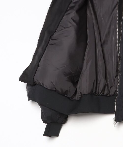 2AM(ツーエイエム)の「INTODUSK / DOUBLE BOMBER(MA-1・メンズ・ブラック・X-LARGE)」の6枚目の写真