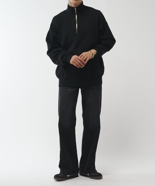 ウォッシャブルハーフZIPニット（ニット/セーター）｜Lui's（ルイス