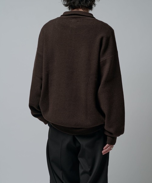 ウォッシャブルハーフZIPニット（ニット/セーター）｜Lui's（ルイス