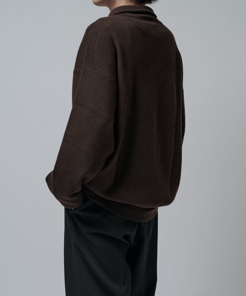 ウォッシャブルハーフZIPニット（ニット/セーター）｜Lui's（ルイス