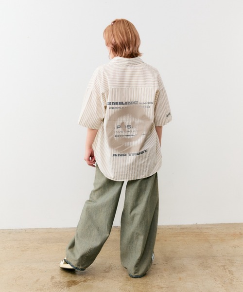 サイドラインバルーンデニムパンツ（デニムパンツ）｜HUGELY