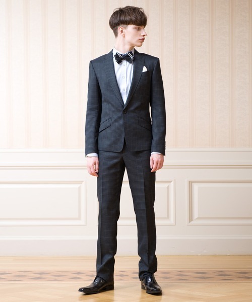 Buffalo Bobs（バッファローボブズ）の「BRIGHT GRID(ブライト グリッド)グリッドチェック 1B スーツ（スーツセット・メンズ・グレー・1/S/2/M/3/L/4(LL)）」の6枚目の写真