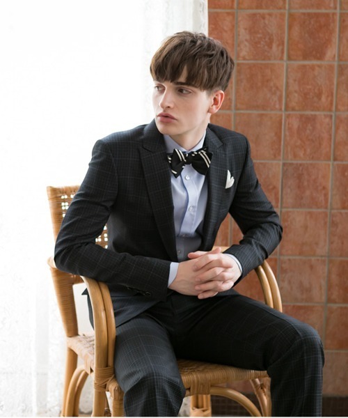 Buffalo Bobs（バッファローボブズ）の「BRIGHT GRID(ブライト グリッド)グリッドチェック 1B スーツ（スーツセット・メンズ・グレー・1/S/2/M/3/L/4(LL)）」の8枚目の写真