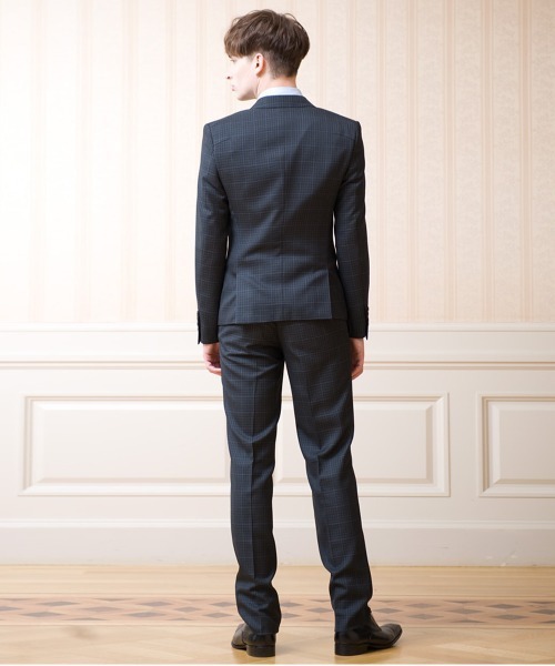 Buffalo Bobs（バッファローボブズ）の「BRIGHT GRID(ブライト グリッド)グリッドチェック 1B スーツ（スーツセット・メンズ・グレー・1/S/2/M/3/L/4(LL)）」の9枚目の写真