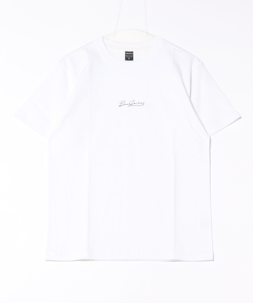 B'day(ビーデイ)の「ヘヴィウェイト天竺 プリント 半袖 クルーネック コットン100%(Tシャツ/カットソー・メンズ・ブラック/ホワイト/グレイッシュベージュ・LARGE/MEDIUM)」の4枚目の写真