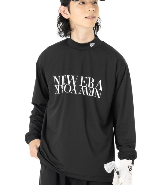 ニューエラゴルフ ミッドネック長袖Tシャツ ロンT ストレッチ