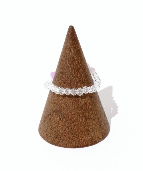 flower(フラワー)の「カラーフラワーリング(リング・レディース・ホワイト・FREE)」の4枚目の写真