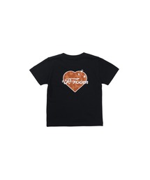 #Re:room mini（リルームミニ）の「RrmレオパードハートエンブロイダリーTシャツ（Tシャツ/カットソー）」