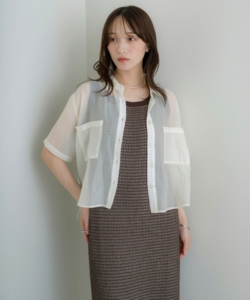 NOAHL(ノアル)の「【NOAHL】ギンガムニットタンクワンピース(ワンピース・レディース・ベージュ/ブラウン・S/M)」の1枚目の写真