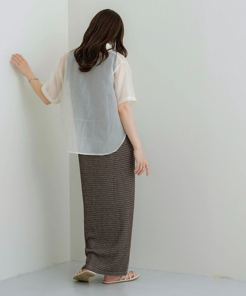 NOAHL(ノアル)の「【NOAHL】ギンガムニットタンクワンピース(ワンピース・レディース・ベージュ/ブラウン・S/M)」の17枚目の写真