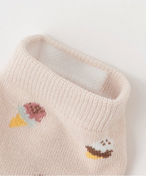 petit main（プティマイン）の「GIRLS接触冷感ソックス2P（ソックス/靴下・キッズ・ピンク系その他/サックスブルー/アイボリー・SS/M/L/S）」の10枚目の写真