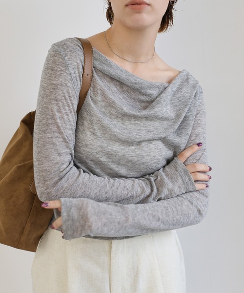 mocaページ セール】ドレープシアートップス（Tシャツ/カットソー）｜select MOCA