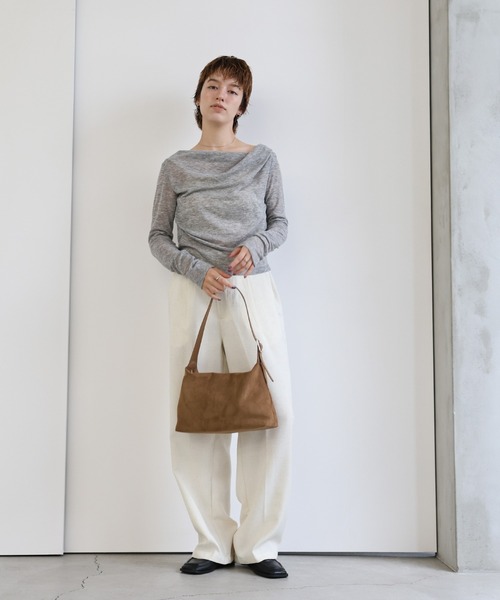 セール】ドレープシアートップス（Tシャツ/カットソー）｜select