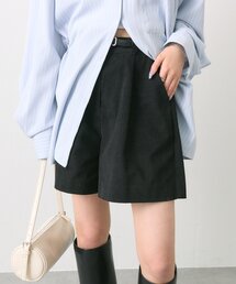 mystic | ベルト付きタックキュロット(その他パンツ)