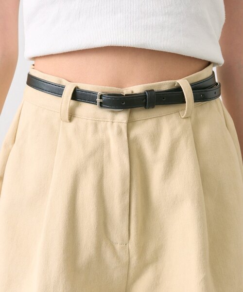 セール】ベルト付きタックキュロット（その他パンツ）｜mystic