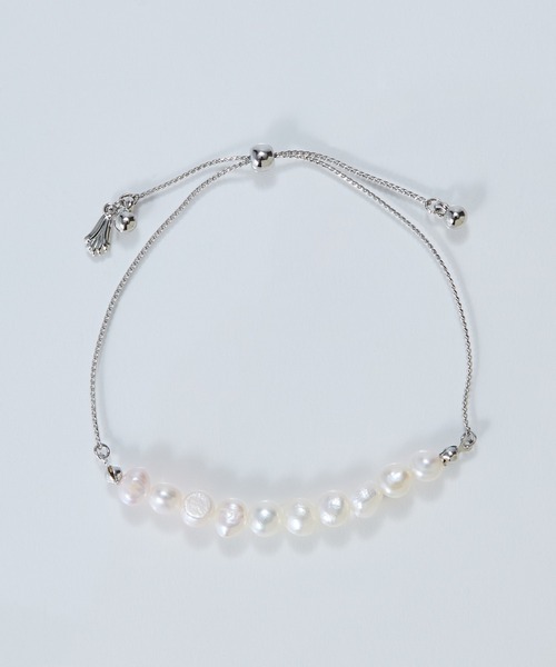 Phoebe（フィービィー）の「フレッシュウォーターパールブレスレット/淡水パール（ブレスレット・レディース・シルバー/イエローゴールド・FREE）」の9枚目の写真