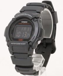 CASIO カシオ/ デジタル腕時計 5気圧防水 LEDライト 軽量 樹脂バンド ユニセックス /// Wシリーズ