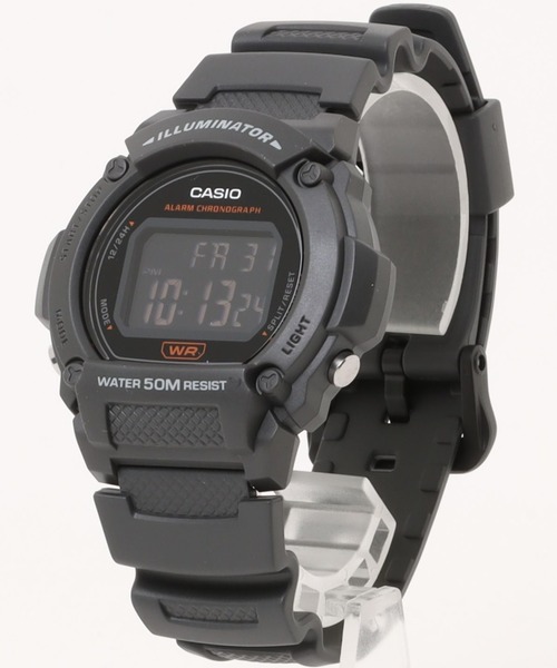 CASIO ILLUMINATOR デジタル腕時計 200M防水 セール】CASIO カシオ/ デジタル腕時計 5気圧防水 LEDライト 軽量 樹脂
