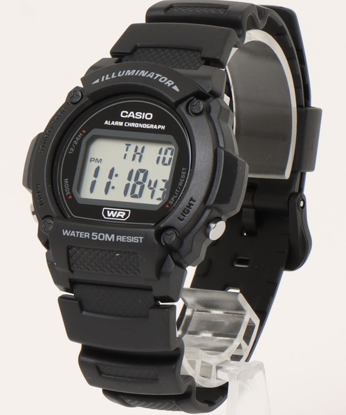 セール】CASIO カシオ/ デジタル 樹脂ベルト 5気圧防水 ラウンド