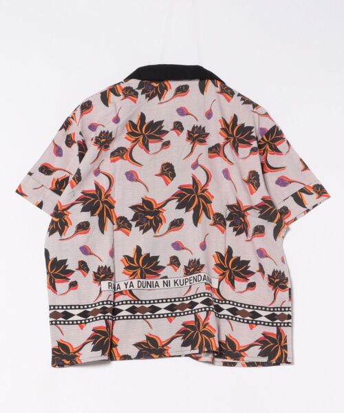 チャイハネ（チャイハネ）の「【チャイハネ】アフリラ開襟シャツ（シャツ/ブラウス・レディース・ブラック/ベージュ/ブルー・FREE）」の5枚目の写真