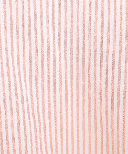 SHOO・LA・RUE（シューラルー）の「【S-LL】さらシャリコットン 上品なシアー感のフロントボタンシャツ（シャツ/ブラウス・レディース・ネイビー/グリーン系/レッド系/ブルー系2・01/02/03/04）」の15枚目の写真