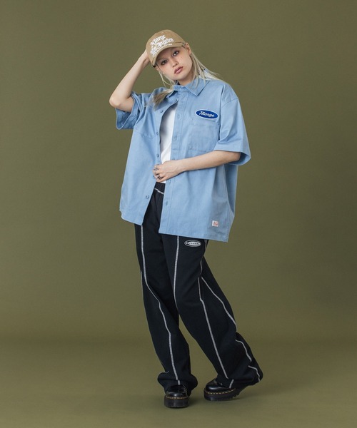 専用♡新品未使用 LAブランド エメラルドグラデーションふんわりスウェットパンツ OVAL LOGO SWEAT PANTS（スウェットパンツ）｜XLARGE（エクストラ