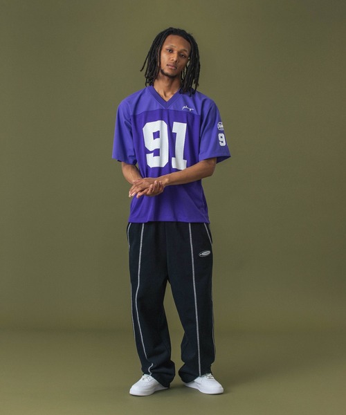 XLARGE（エクストララージ）の「OVAL LOGO SWEAT PANTS（スウェットパンツ・メンズ・アッシュ/ネイビー/ブラック・S/M/L/XL）」の6枚目の写真