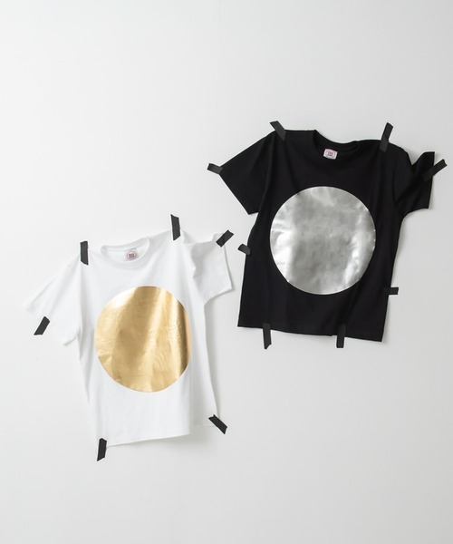 MONDEWORK(モンドワーク)の「circleプリントTシャツ(Tシャツ/カットソー・レディース・ホワイト/ブラック・M/S)」の12枚目の写真