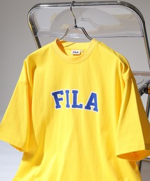 FILA ビッグシルエット ブランドネーム フロントプリント ロゴTシャツ