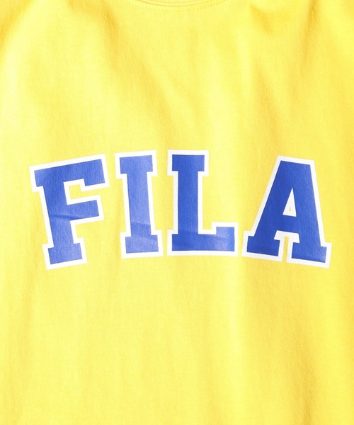 FILA（フィラ）の「FILA ビッグシルエット ブランドネーム フロントプリント ロゴTシャツ（Tシャツ/カットソー・メンズ・レッド/グリーン/イエロー・LL/L/M）」の10枚目の写真