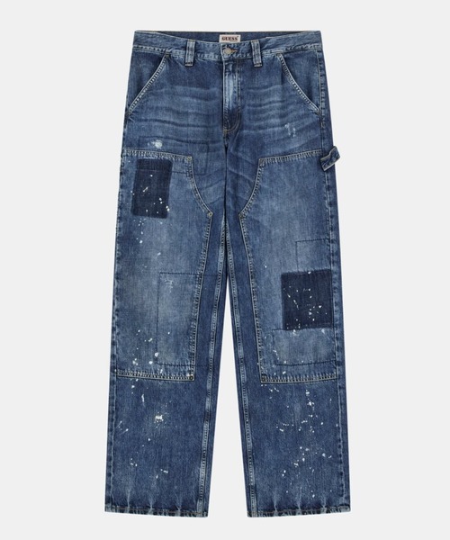Guess（ゲス）の「GUESS Originals Panel Carpenter Pant デニムパンツ カーペンター（デニムパンツ・メンズ・インディゴブルー・28inch/29inch/30inch/31inch/32inch）」の4枚目の写真