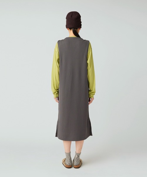 Snow Peak(スノーピーク)の「Snow Peak / Dry Thermal Dress ドライサーマルドレス(ワンピース・レディース・パープル/ブラック/チャコール・1/2/3)」の6枚目の写真
