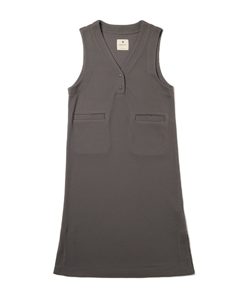 Snow Peak(スノーピーク)の「Snow Peak / Dry Thermal Dress ドライサーマルドレス(ワンピース・レディース・パープル/ブラック/チャコール・1/2/3)」の10枚目の写真