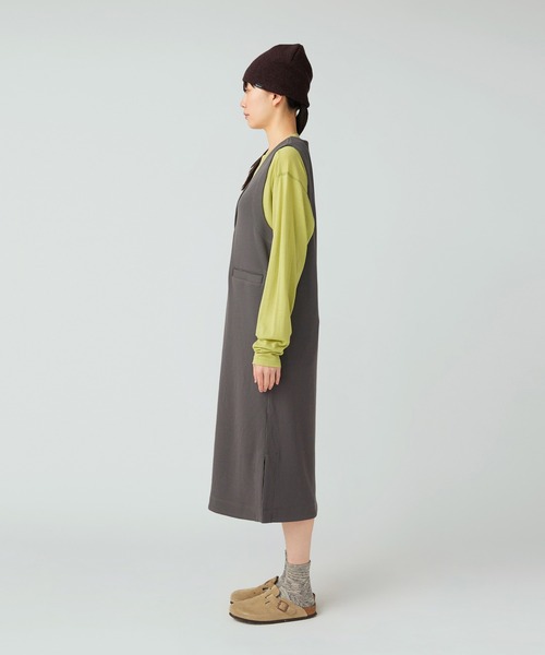 Snow Peak(スノーピーク)の「Snow Peak / Dry Thermal Dress ドライサーマルドレス(ワンピース・レディース・パープル/ブラック/チャコール・1/2/3)」の7枚目の写真