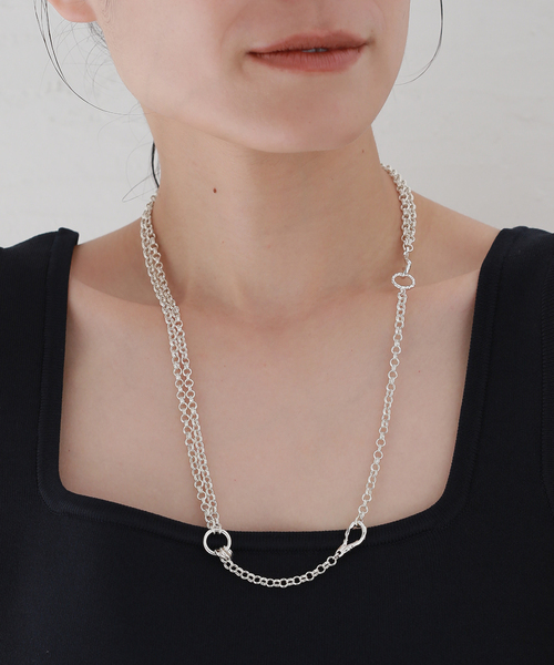 Soierie（ソワリー）の「【Soierie/ソワリー】Hair art lariat（ネックレス・レディース・シルバー・FREE）」の8枚目の写真