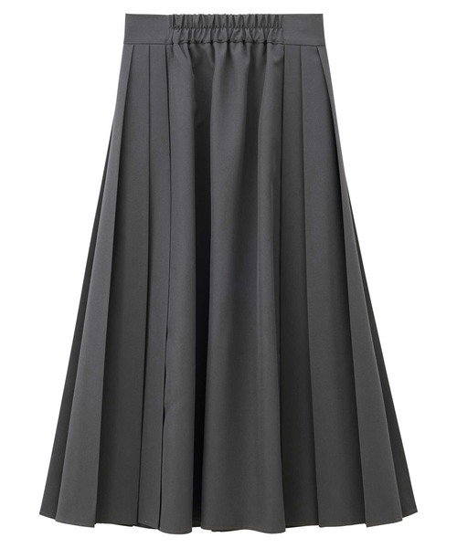 GeeRA（ジーラ）の「【S-XLサイズ展開】フロントファスナーハイウエストプリーツスカート（スカート・レディース・チャコールグレー/ブラック・SMALL/MEDIUM/LARGE/X-LARGE）」の19枚目の写真