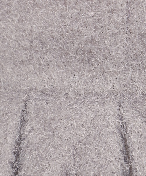 ROYAL PARTY（ロイヤルパーティー）の「カールボアペプラムトップス（シャツ/ブラウス・レディース・グレー/ブラック/オフホワイト・FREE）」の8枚目の写真