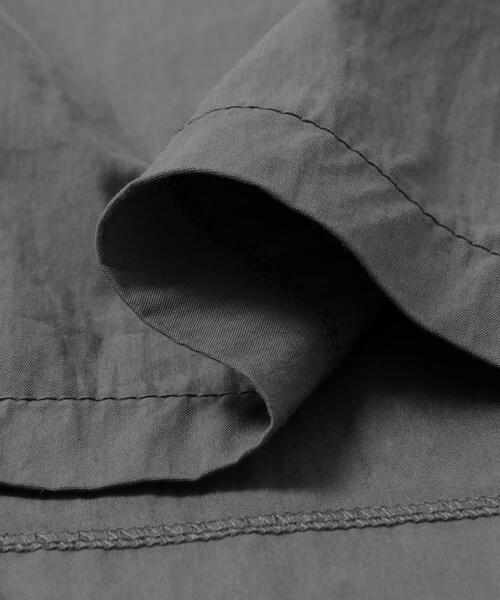 KBF（ケイビーエフ）の「ポケットディティールコクーンワンピース（ワンピース・レディース・チャコールグレー/アイボリー・ONE）」の3枚目の写真