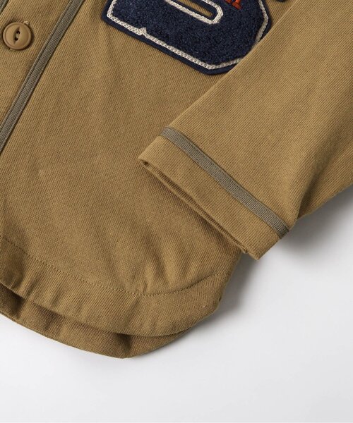 F.O.KIDS（エフオーキッズ）の「【ジュニア対応】カスタムワッペンシャツ（カーディガン/ボレロ・キッズ・ベージュ/キナリ・80/90/100/110/120/130/140）」の10枚目の写真