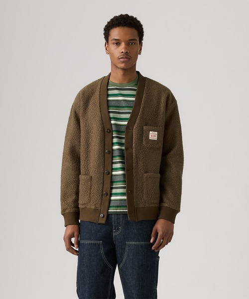 Levi's/リーバイス WORKWEAR カーディガン ブラウン（カーディガン