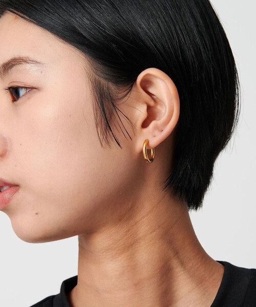 日本未発売【MARTYRE】Soma フープ ピアス LG GOLD mimi33】【ステンレス】フープピアス[Basic]｜SANPO ONLINE