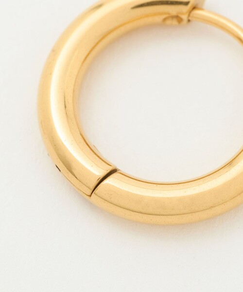 CITEN(シテン)の「<CITEN>ステンレスミドルフープピアス(ピアス(両耳用)・レディース・シルバー/ゴールド・FREE)」の9枚目の写真