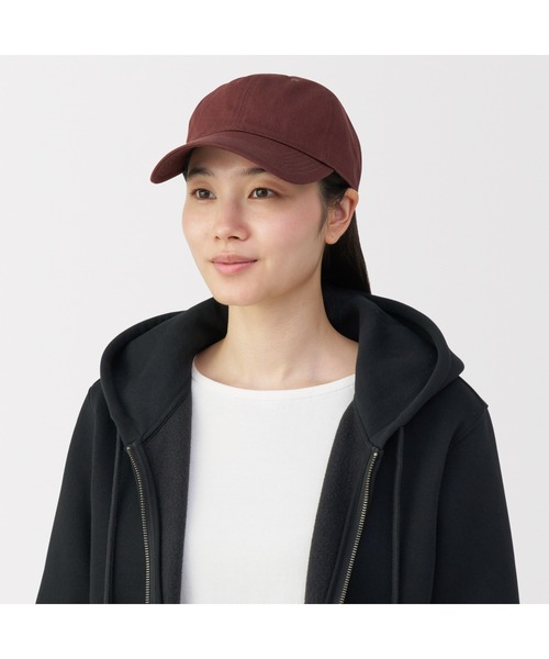 無印良品(ムジルシリョウヒン)の「UVカットコットンツイル キャップ(キャップ・レディース・ダークグリーン/ブラウン/ダークベージュ/ブラック・55-59cm)」の21枚目の写真