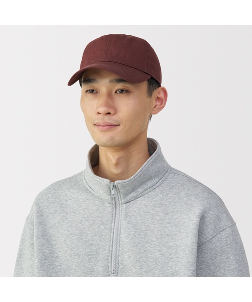 無印良品(ムジルシリョウヒン)の「UVカットコットンツイル キャップ(キャップ・レディース・ダークグリーン/ブラウン/ダークベージュ/ブラック・55-59cm)」の20枚目の写真