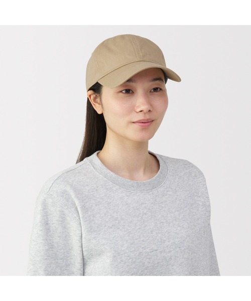 無印良品(ムジルシリョウヒン)の「UVカットコットンツイル キャップ(キャップ・レディース・ダークグリーン/ブラウン/ダークベージュ/ブラック・55-59cm)」の14枚目の写真