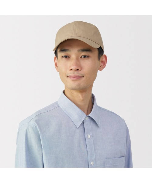 無印良品(ムジルシリョウヒン)の「UVカットコットンツイル キャップ(キャップ・レディース・ダークグリーン/ブラウン/ダークベージュ/ブラック・55-59cm)」の13枚目の写真