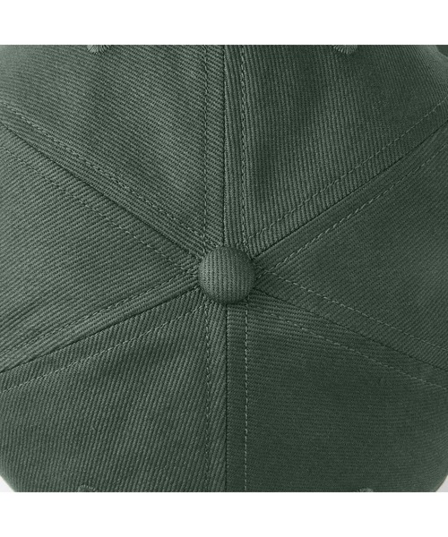 無印良品(ムジルシリョウヒン)の「UVカットコットンツイル キャップ(キャップ・レディース・ダークグリーン/ブラウン/ダークベージュ/ブラック・55-59cm)」の5枚目の写真