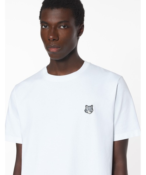 【MAISON KITSUNE】関税送料無料 Tシャツ ホワイト 人気 FOX HEAD COMFORT TEE-SHIRT(Tシャツ/カットソー)|Maison