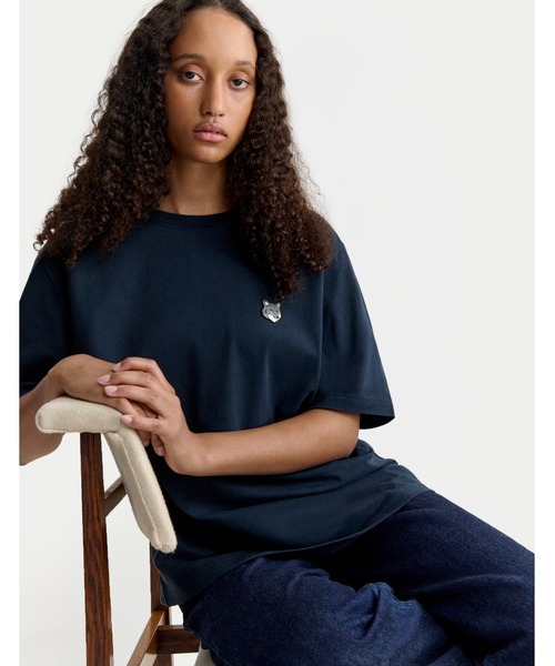 Maison Kitsune(メゾンキツネ)の「FOX HEAD COMFORT TEE-SHIRT(Tシャツ/カットソー・メンズ・ブラック/ネイビー/グレー/ホワイト/グリーン系その他/サックスブルー/ライトベージュ/ライトオリーブ・XL/L/M/S/XS)」の15枚目の写真
